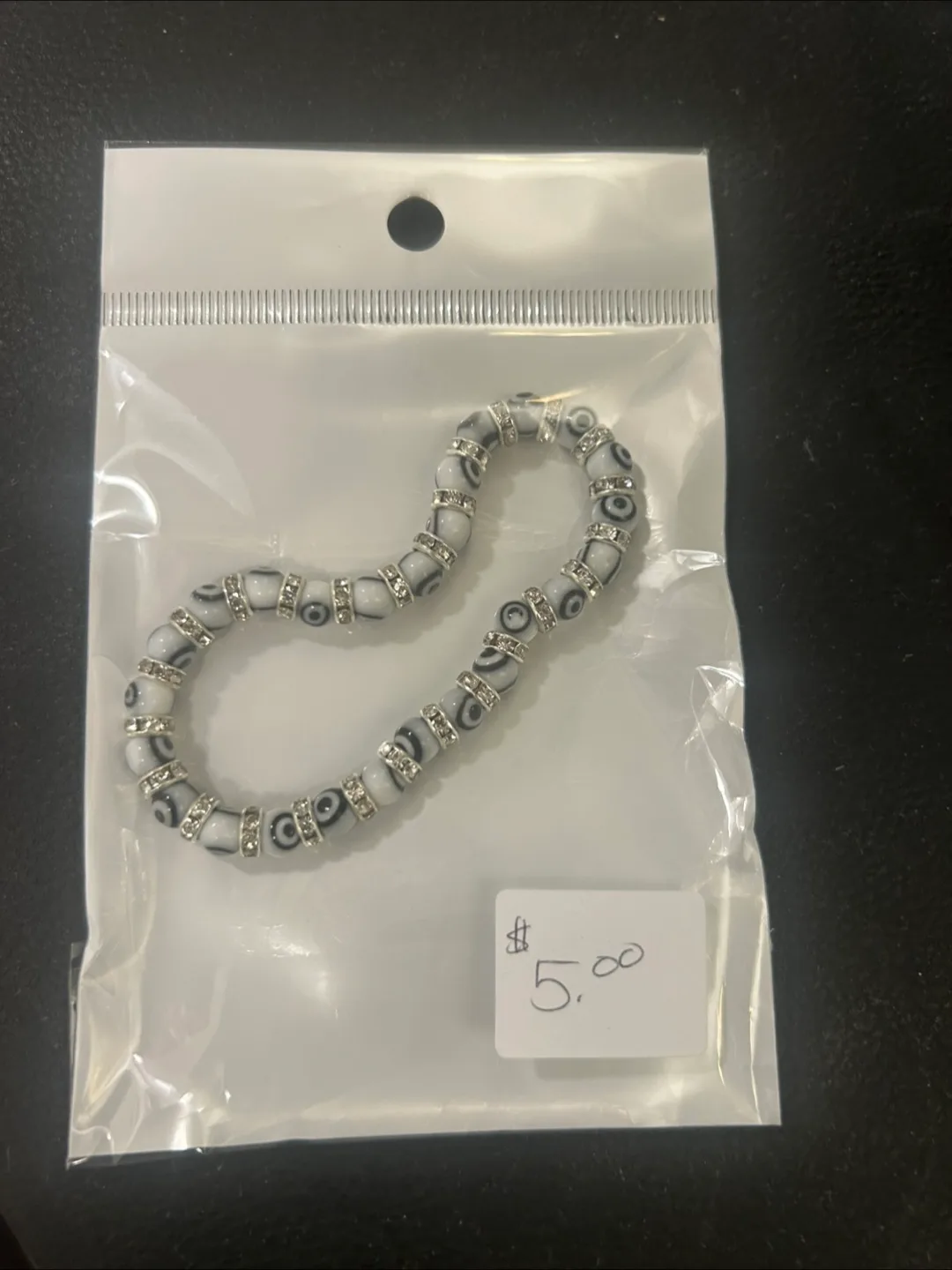 Beaded Cross Charm Bracelet image indicator(10)