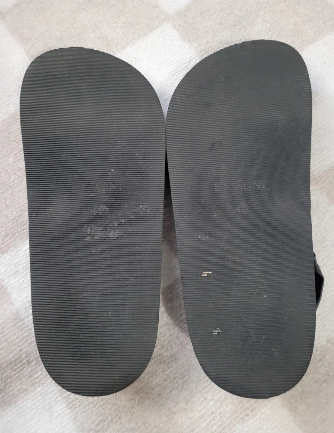 St. Agni Black Leather Sandals - Size 40 image indicator(3)