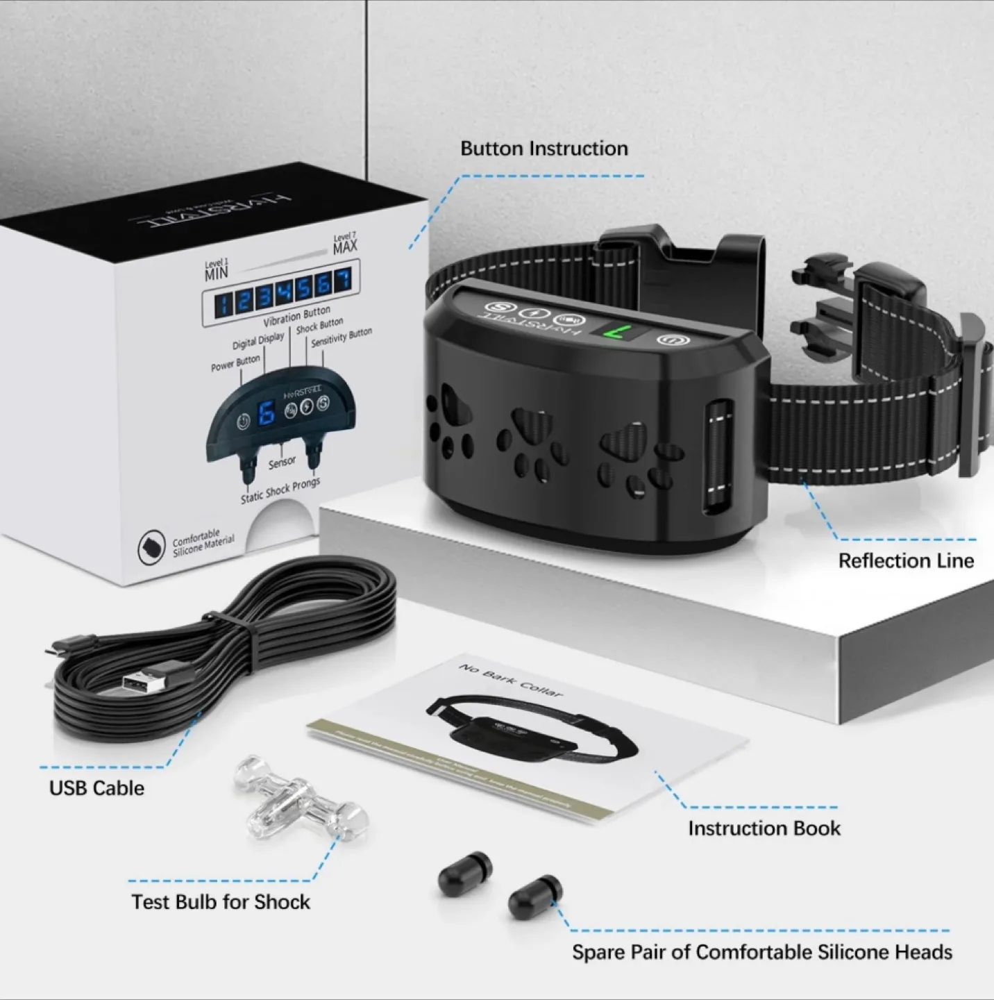 New in Box HVRSTVILL Dog Training Shock Collar