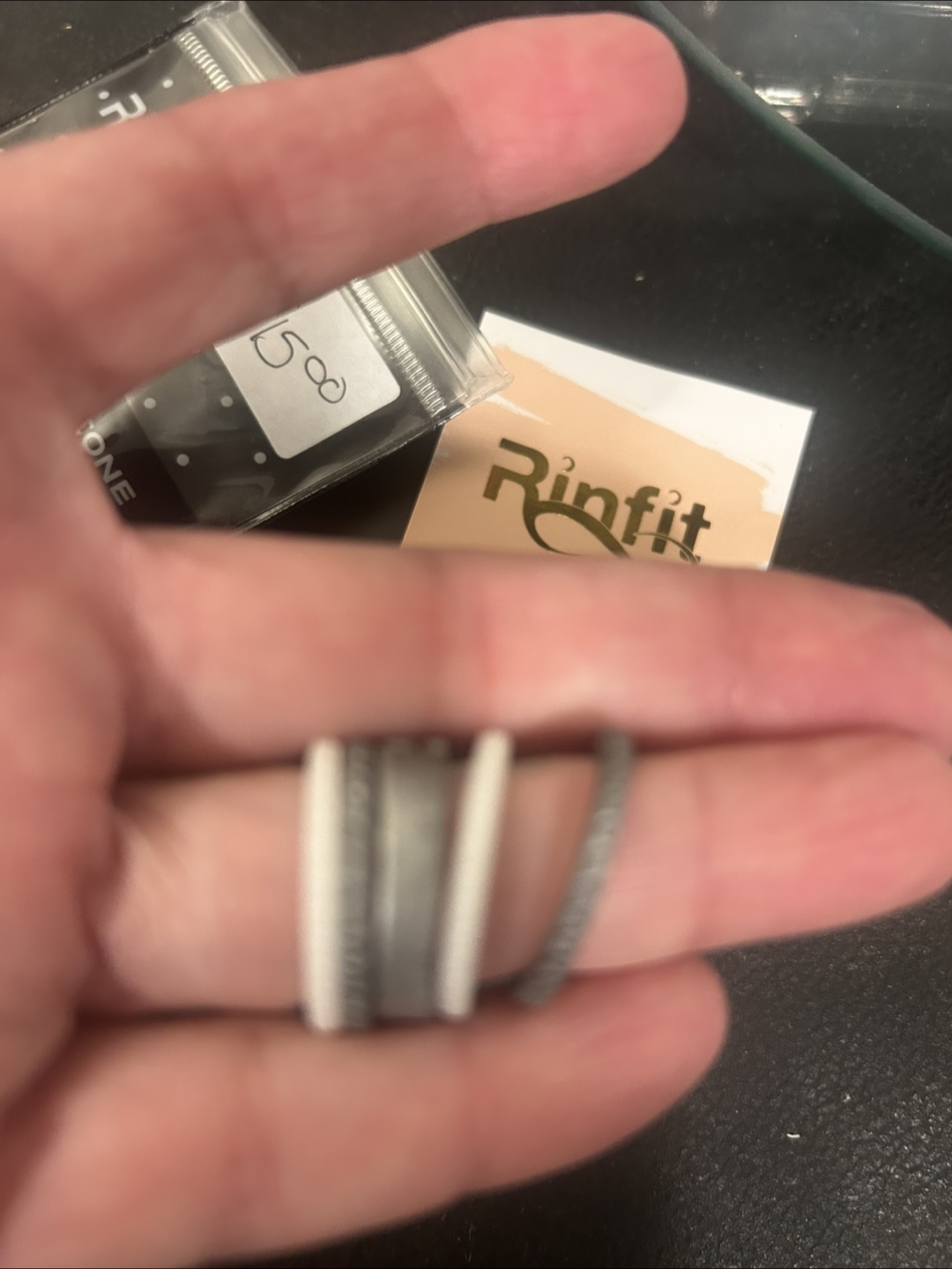 New Rinfit Silicone Rings for Her - Size 6-Size 7 - photo 2