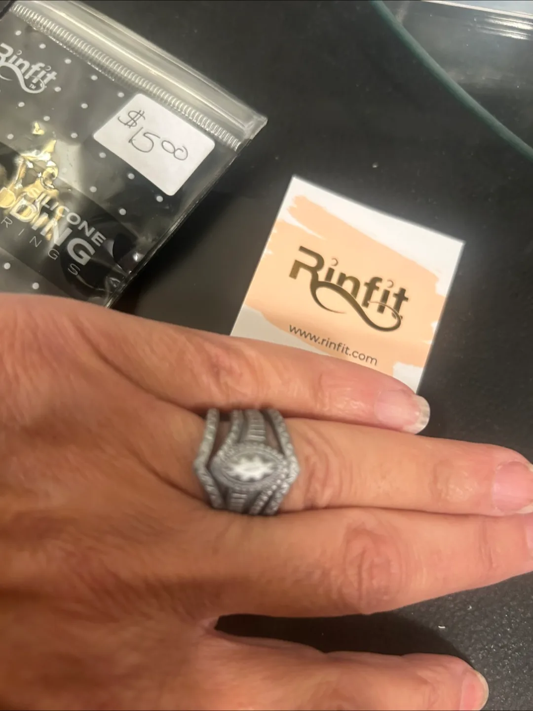 New Rinfit Silicone Rings for Her - Size 6-Size 7 thumbnail