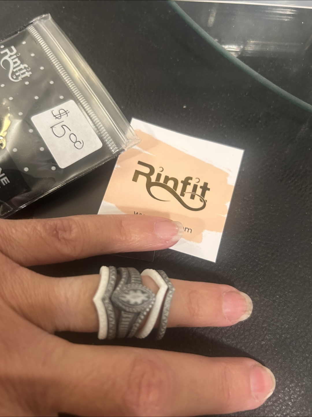 New Rinfit Silicone Rings for Her - Size 6-Size 7 - photo 3