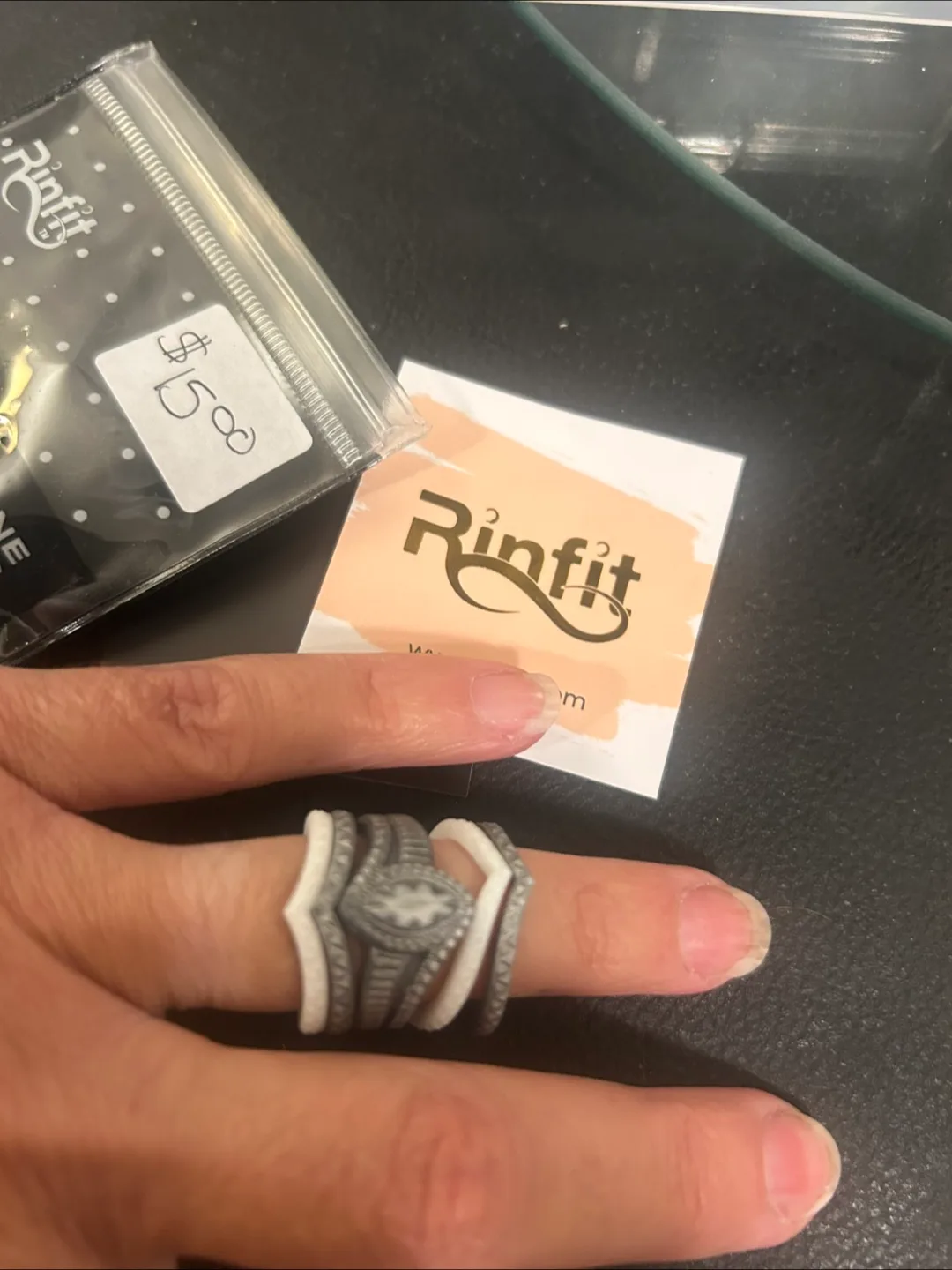 New Rinfit Silicone Rings for Her - Size 6-Size 7 image indicator(3)