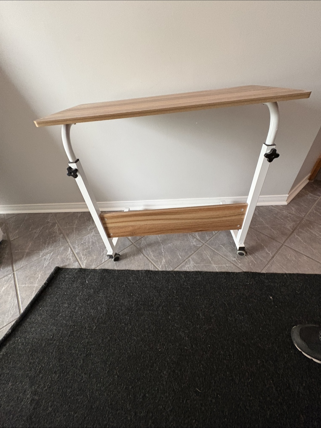 Adjustable Rolling Laptop Desk - photo 2