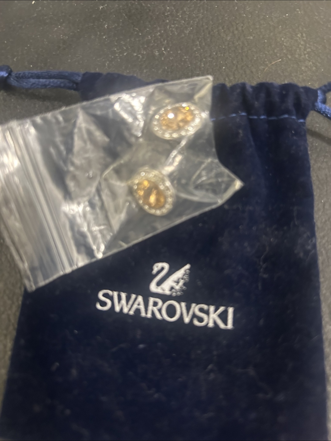 Swarovski Stud Earrings with Pouch