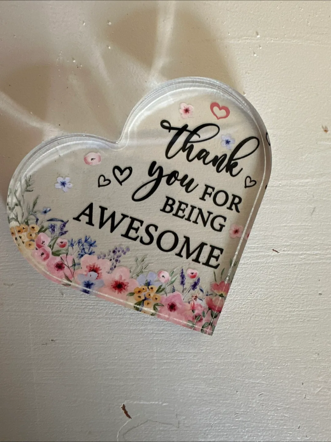 Thank You For Being Awesome Heart Decor thumbnail