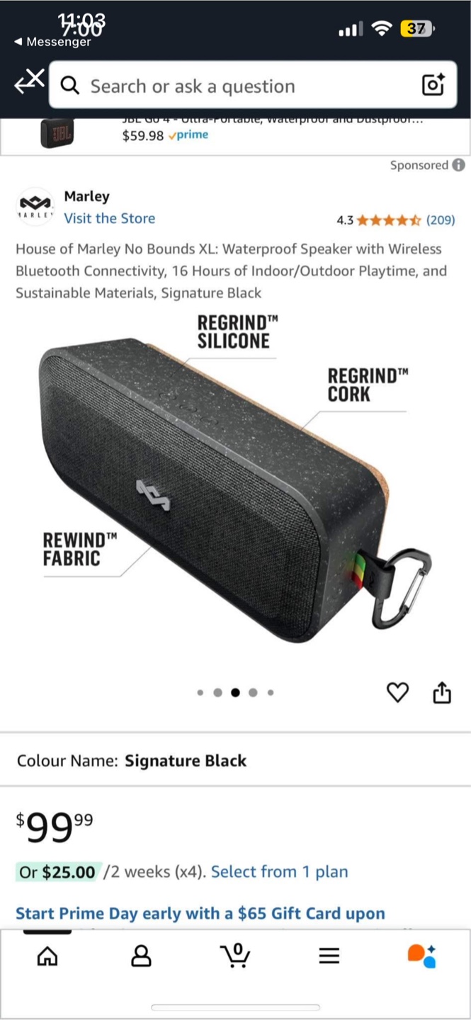 Marley No Bounds XL Waterproof Speaker