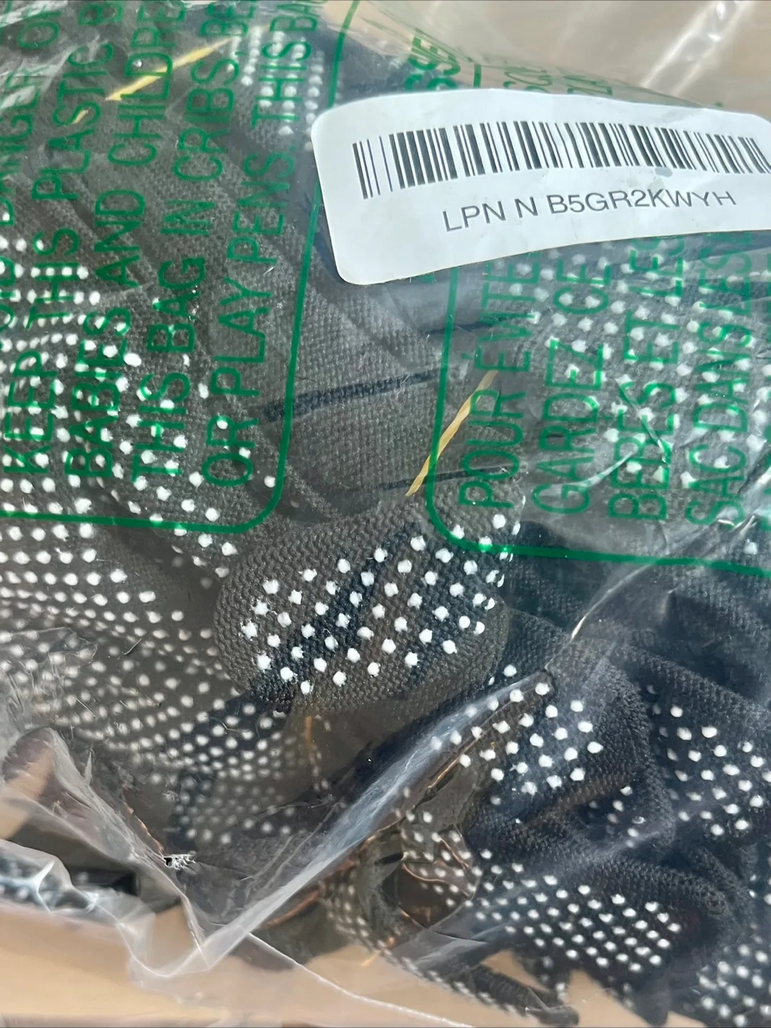 10 New Gloves with Grip - Black thumbnail