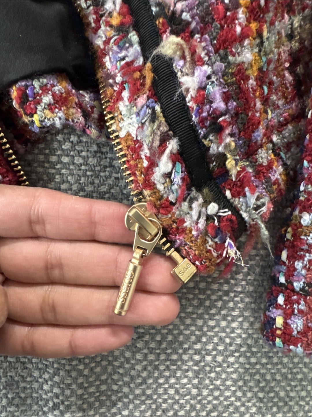 Guess Tweed Jacket - Size Small - photo 2