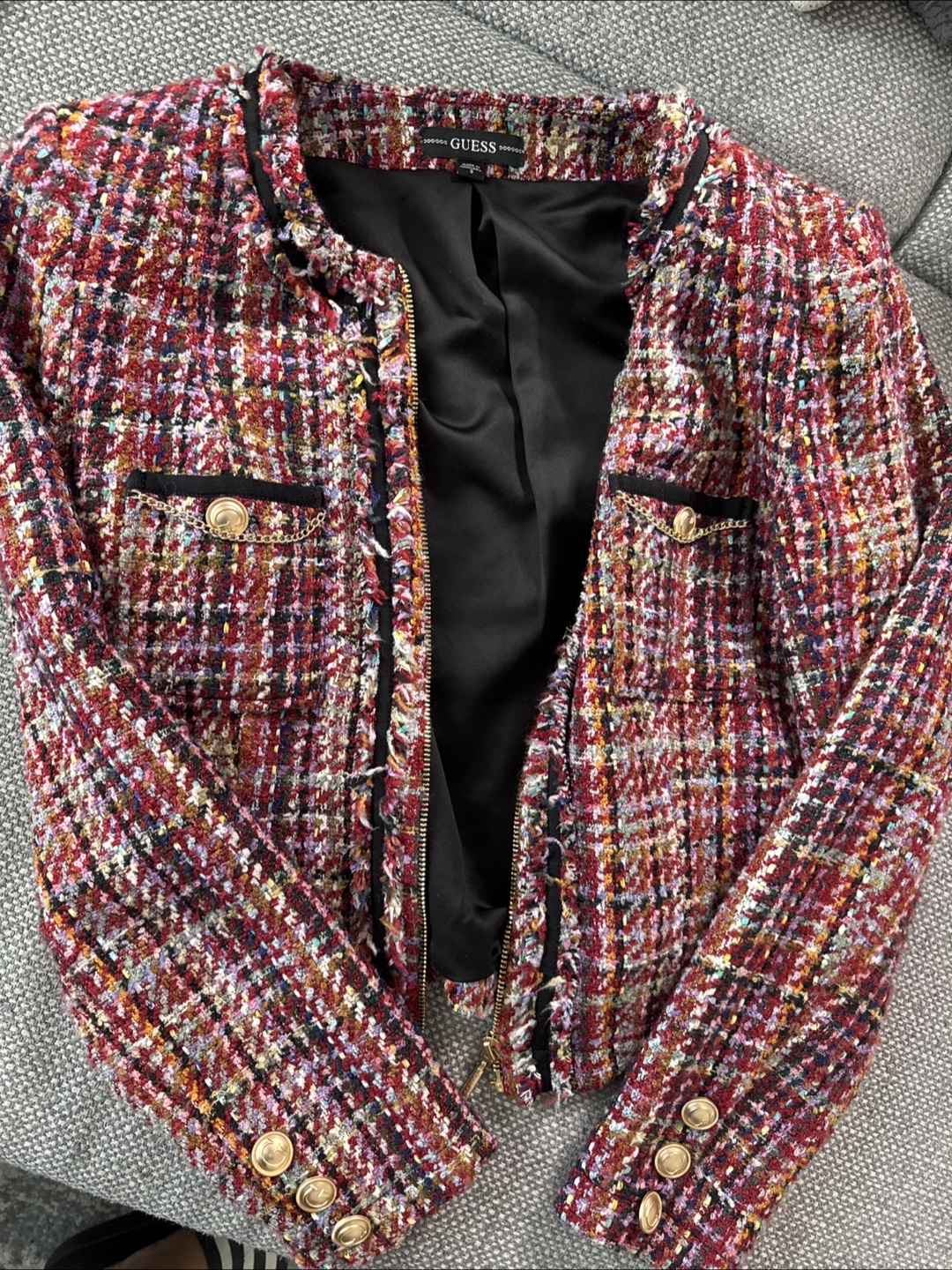 Guess Tweed Jacket - Size Small
