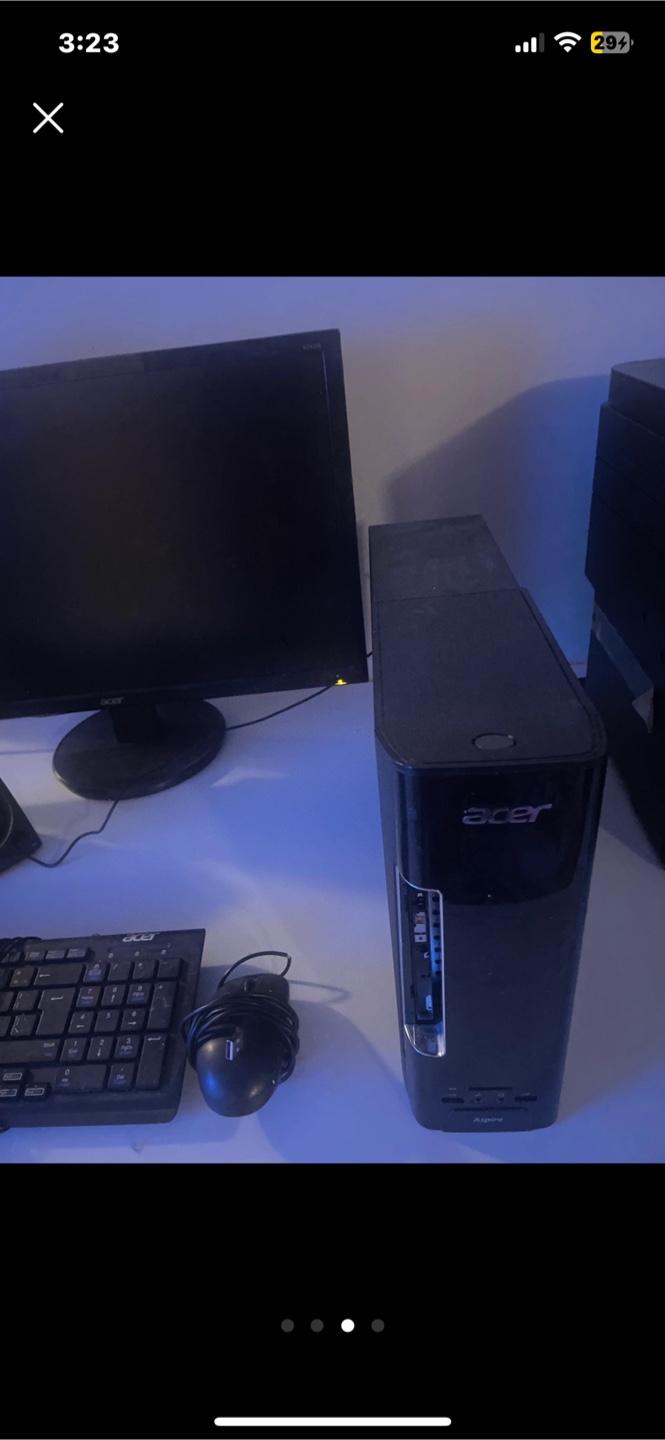 Acer Aspire Desktop PC & Monitor - photo 3