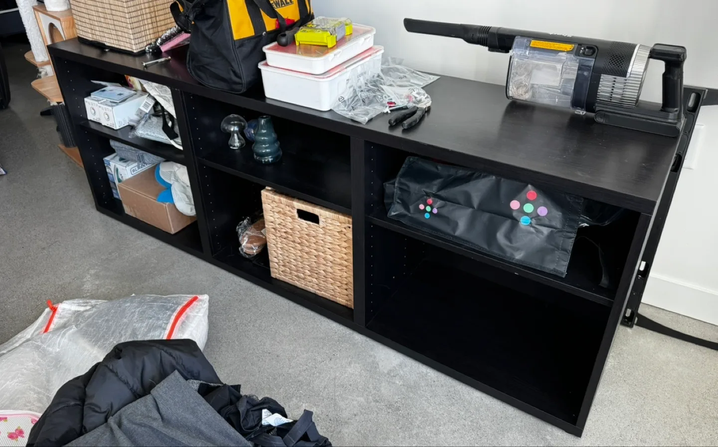 IKEA BESTÅ TV bench, Black-Brown, 180x40x38 cm image indicator(5)