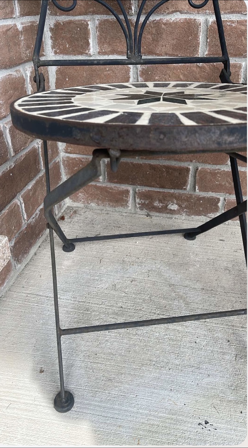 Mosaic Bistro Set - Table and 2 Chairs - photo 5