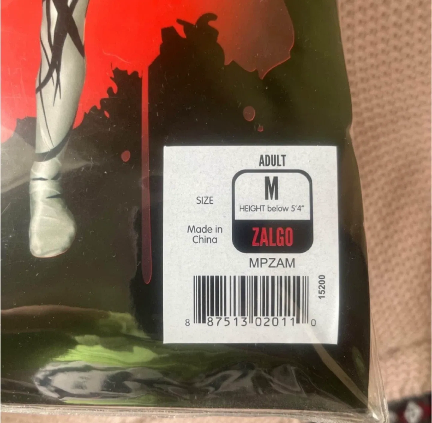 Halloween Costume ZALGO Morph Suit image indicator(5)