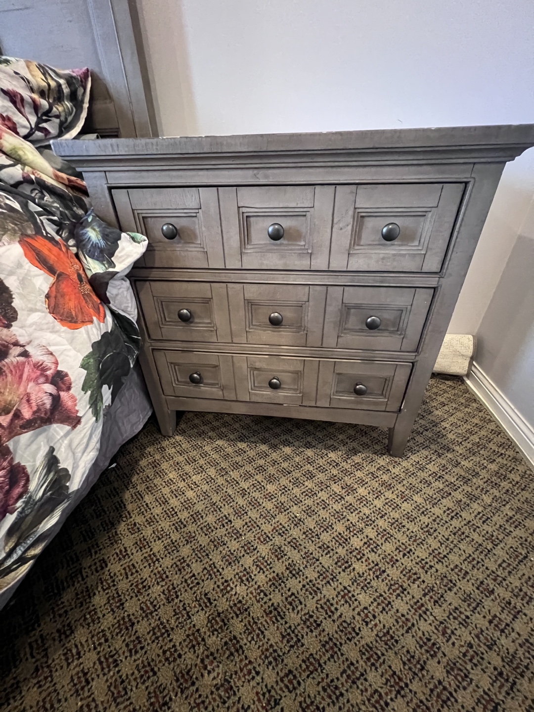 Bedroom Set - Bed Frame, Headboard, Nightstands - photo 4