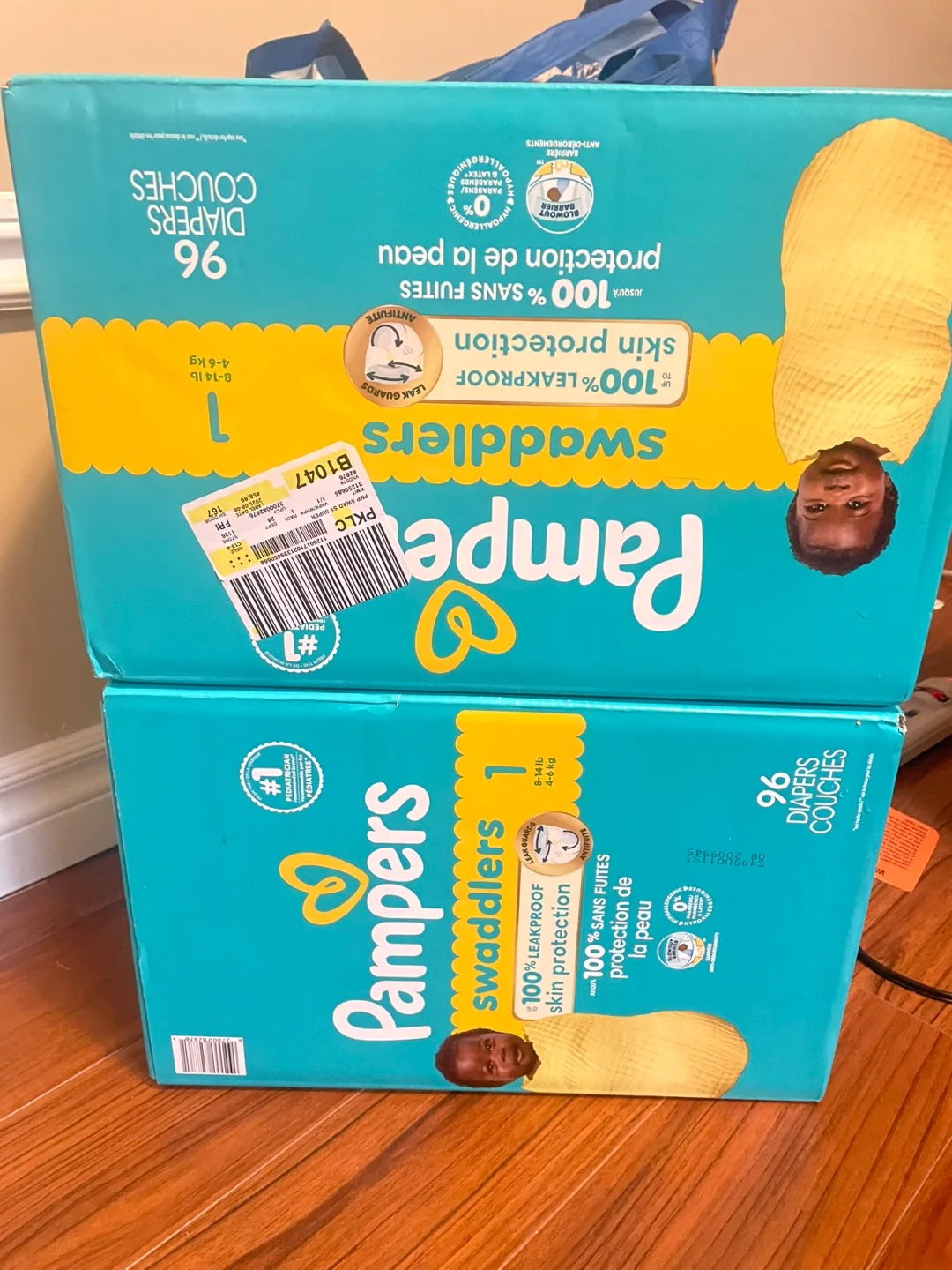 Pampers Swaddlers Size 1 - 96 Diapers