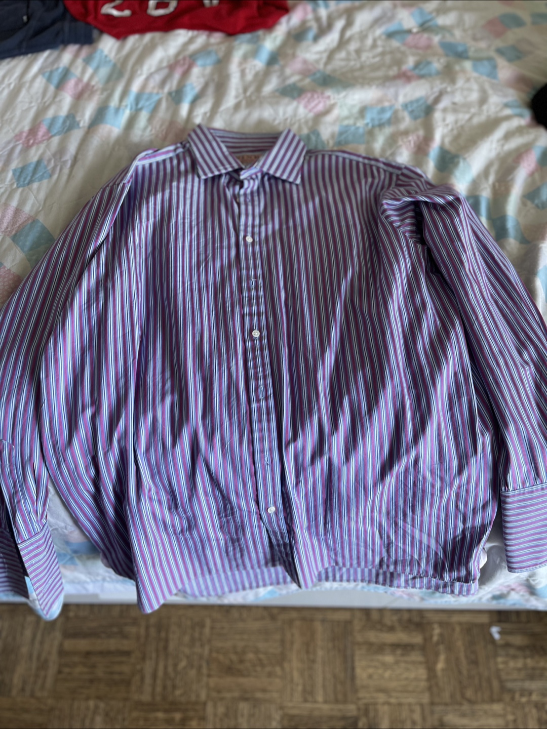 Thomas Pink Shirt with D&G Cufflinks