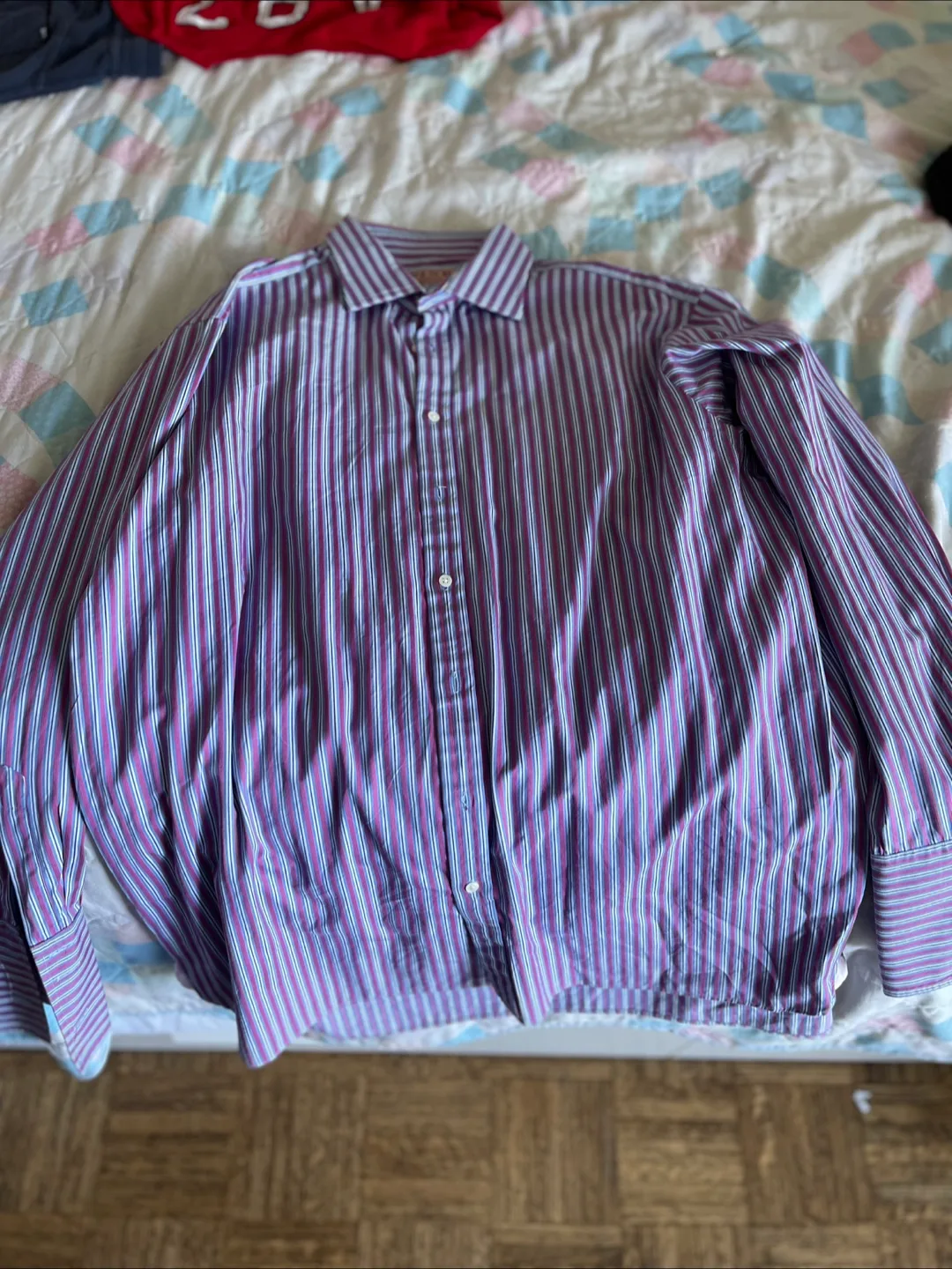 Thomas Pink Shirt with D&G Cufflinks thumbnail