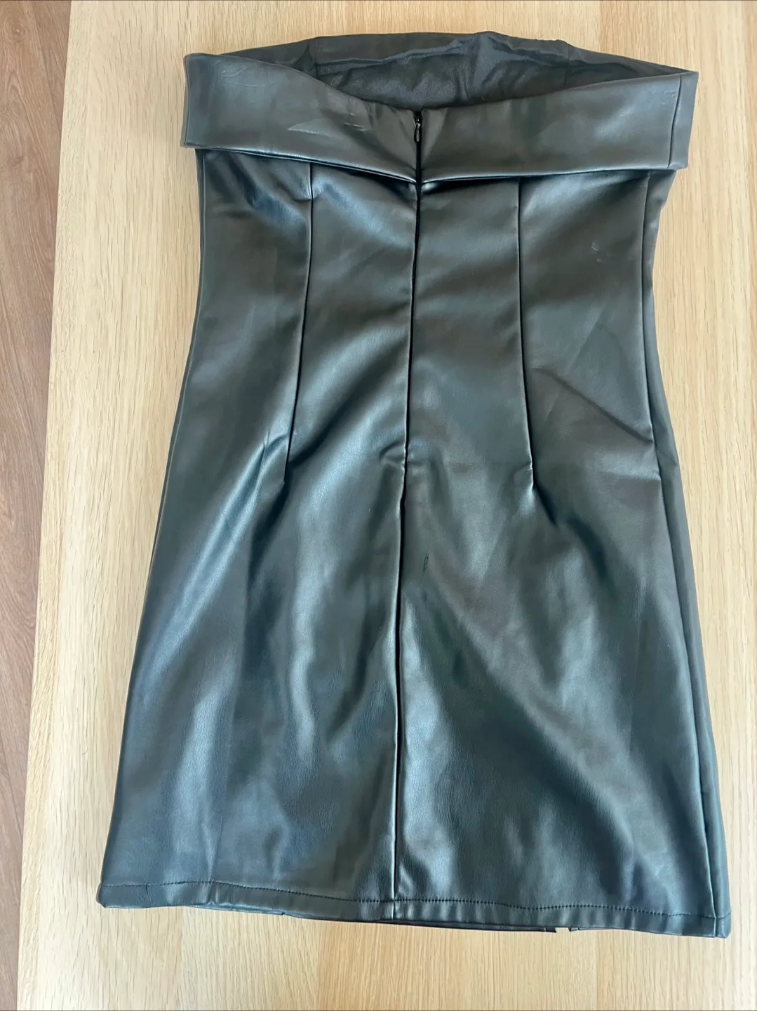 New Forever 21 Faux Leather Top Size Small image indicator(3)