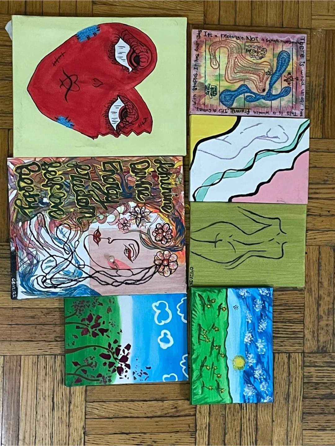 Handmade acrylic art 5$ thumbnail