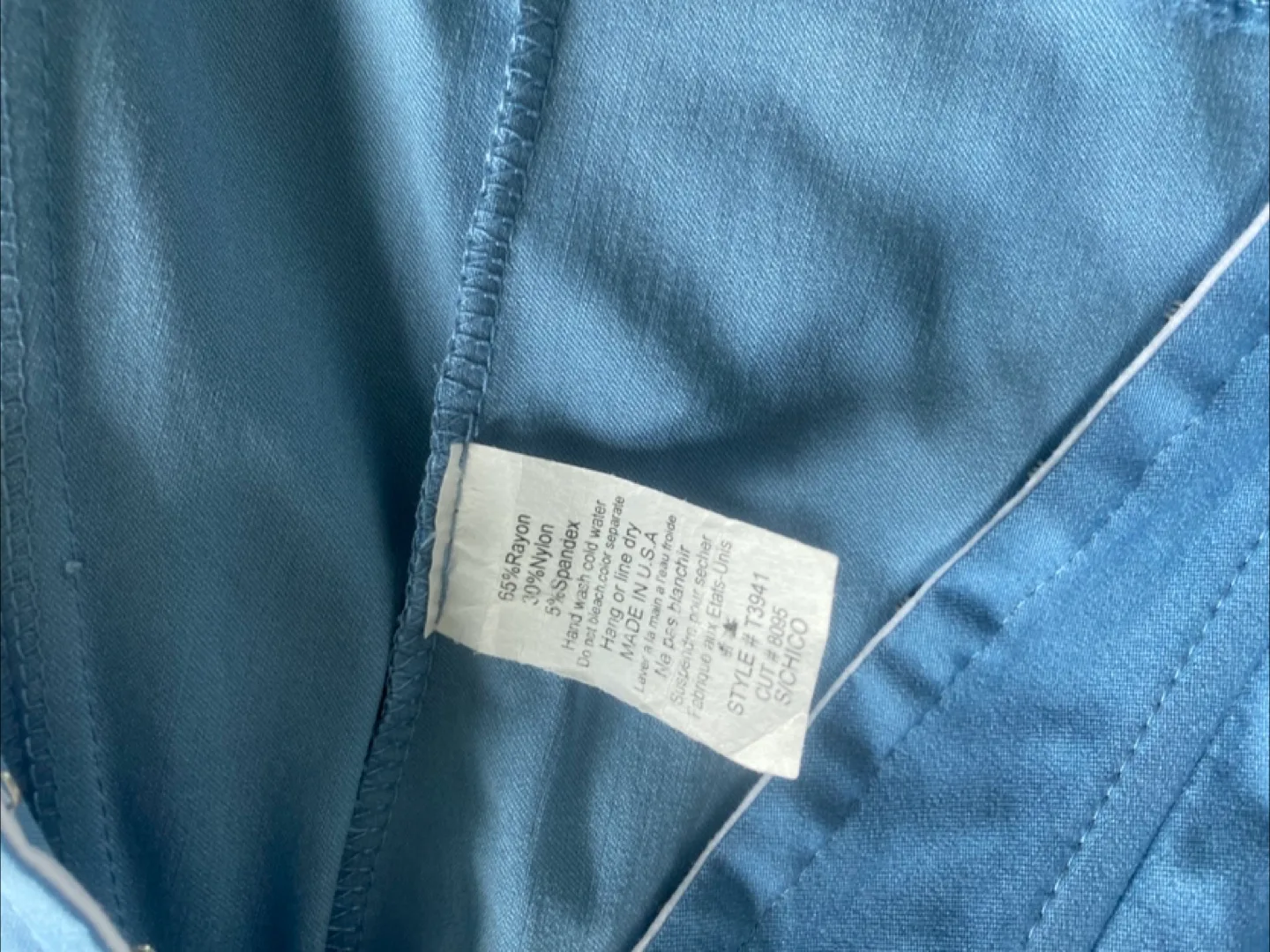 New  Blue Corset Top - Size S image indicator(3)