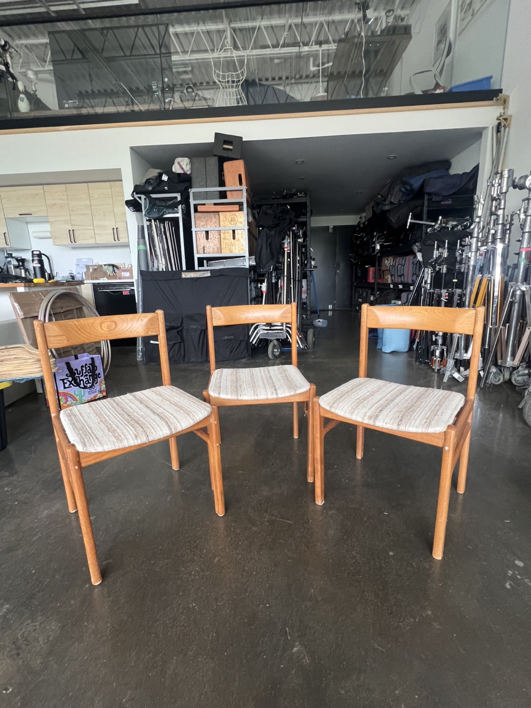 Mid Century Modern Dining Chairs (Set of 3)