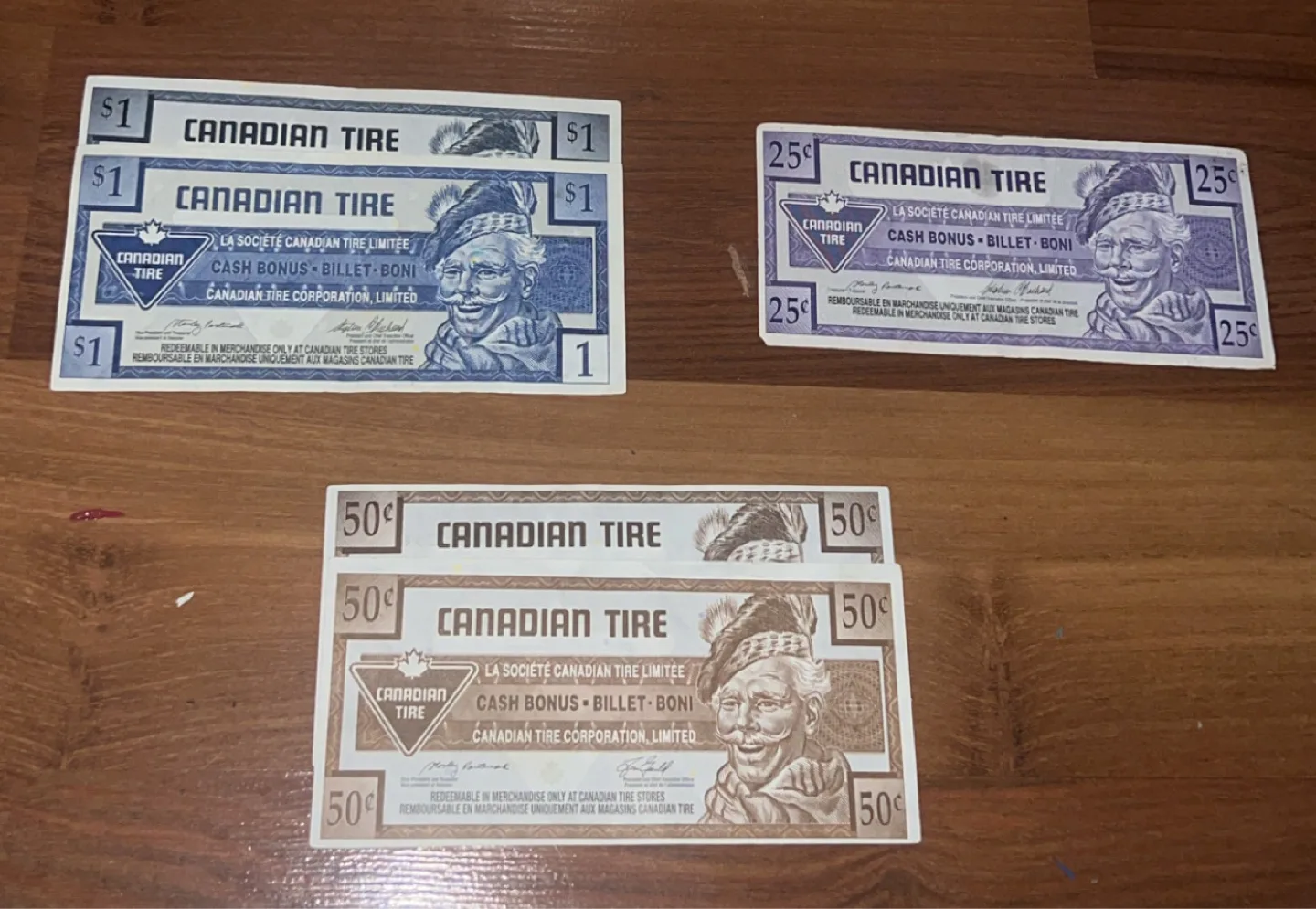 Canadian Tire Cash Bonus Bills thumbnail