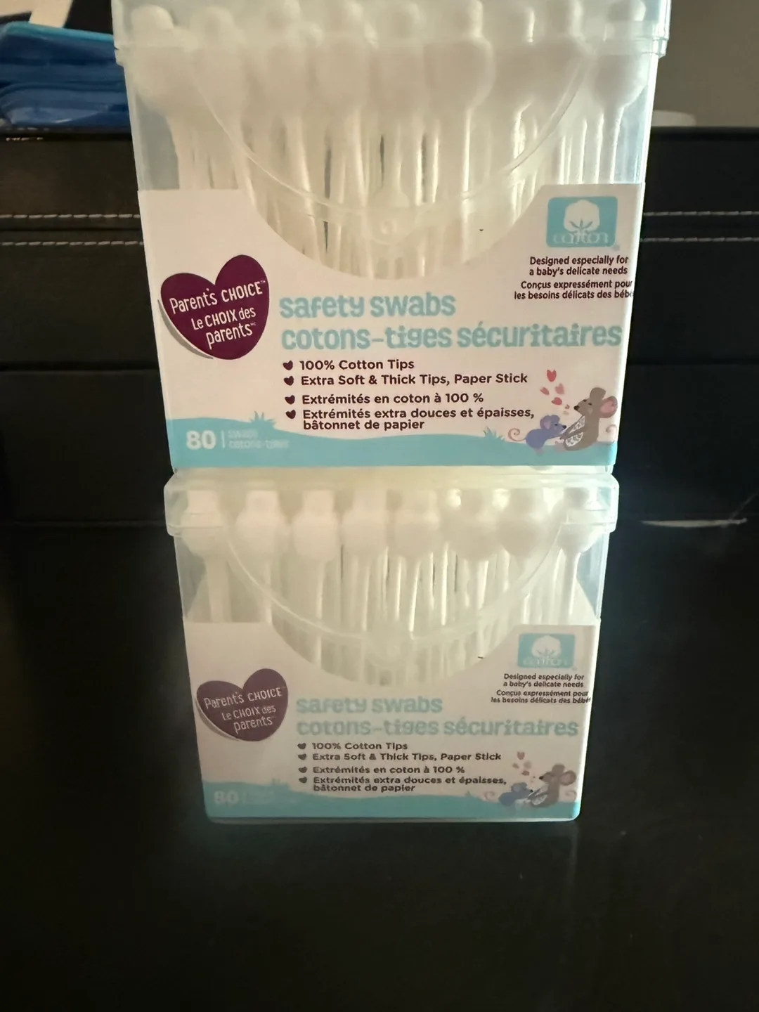 Parent's Choice Safety Swabs (2 x 80) thumbnail