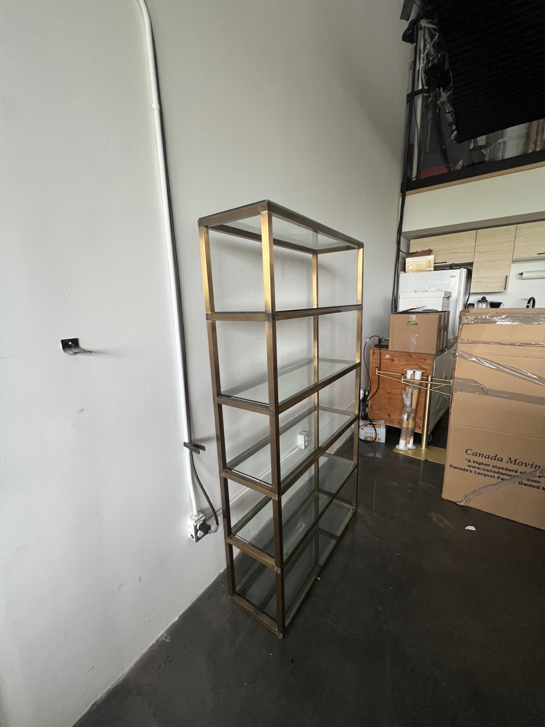 Brass Shelving Unit - photo 3
