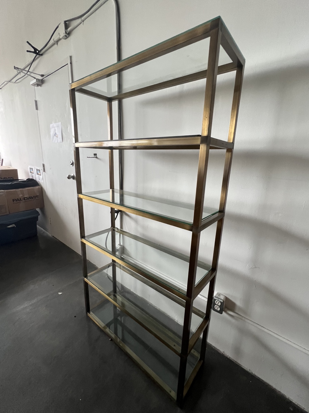 Brass Shelving Unit - photo 5