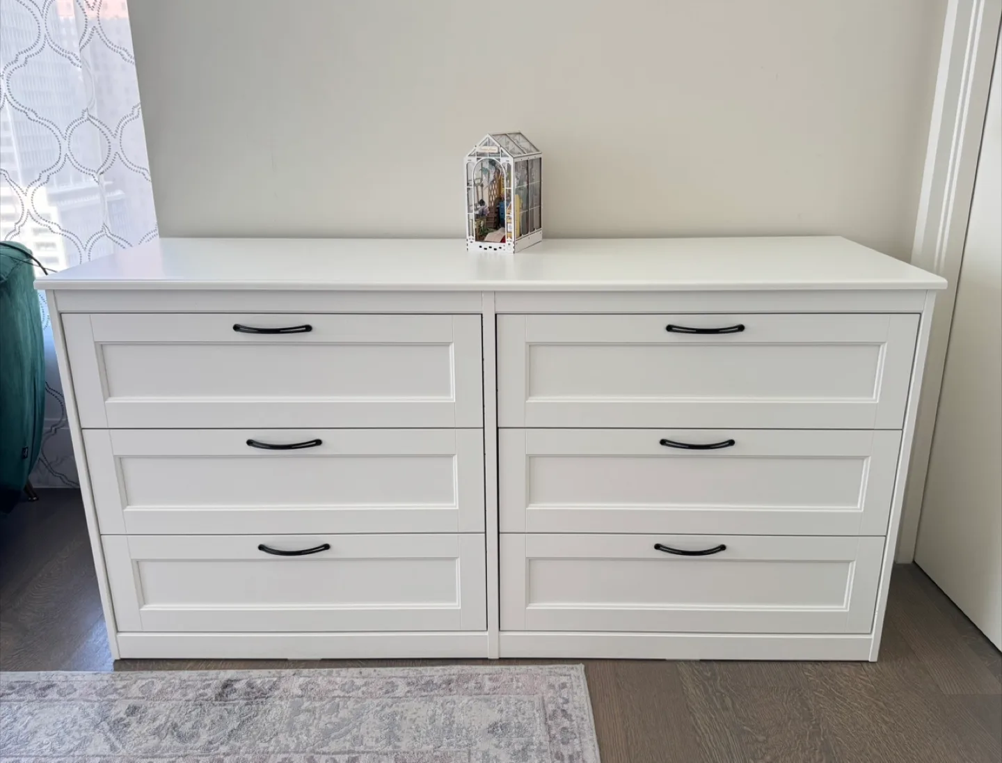 IKEA SONGESAND 6-drawer dresser WHITE image indicator(5)