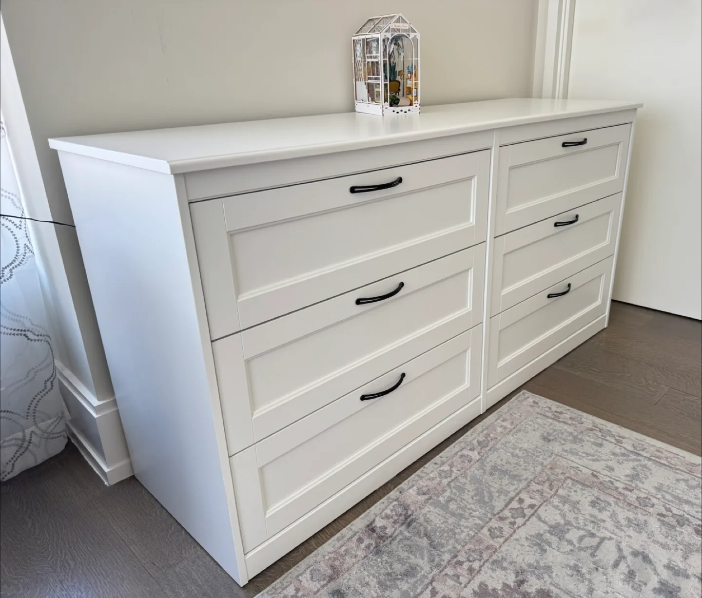 IKEA SONGESAND 6-drawer dresser WHITE image indicator(3)