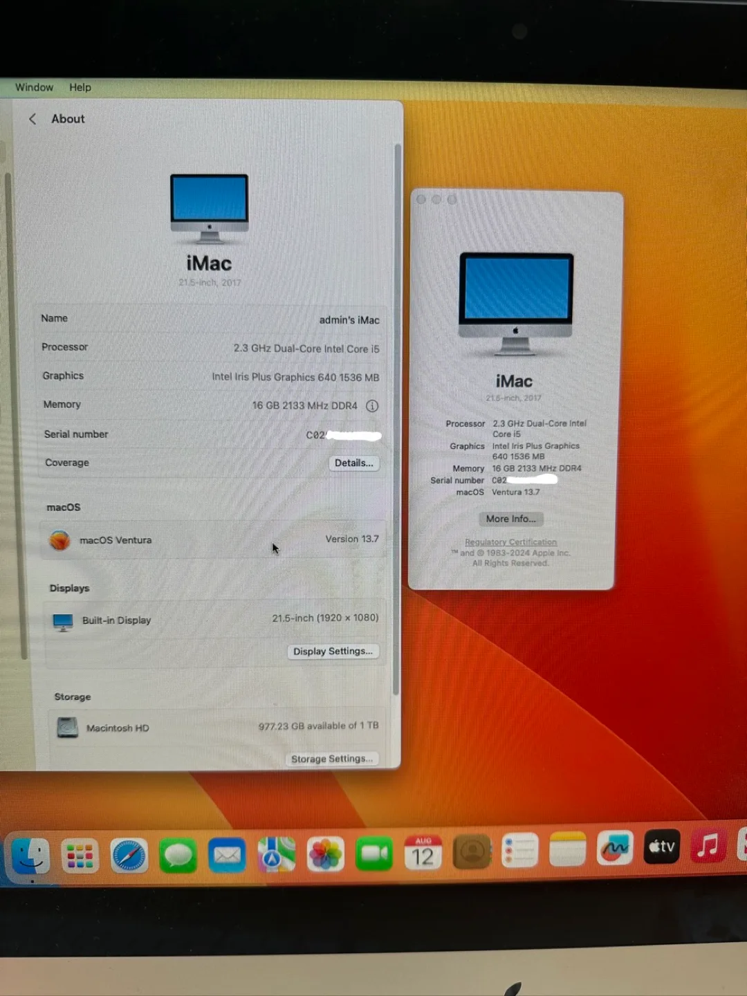 Apple iMac 21.5 inch image indicator(3)