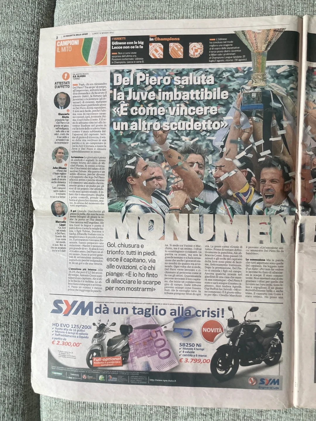 Gazzetta dello Sport in Italian image indicator(3)