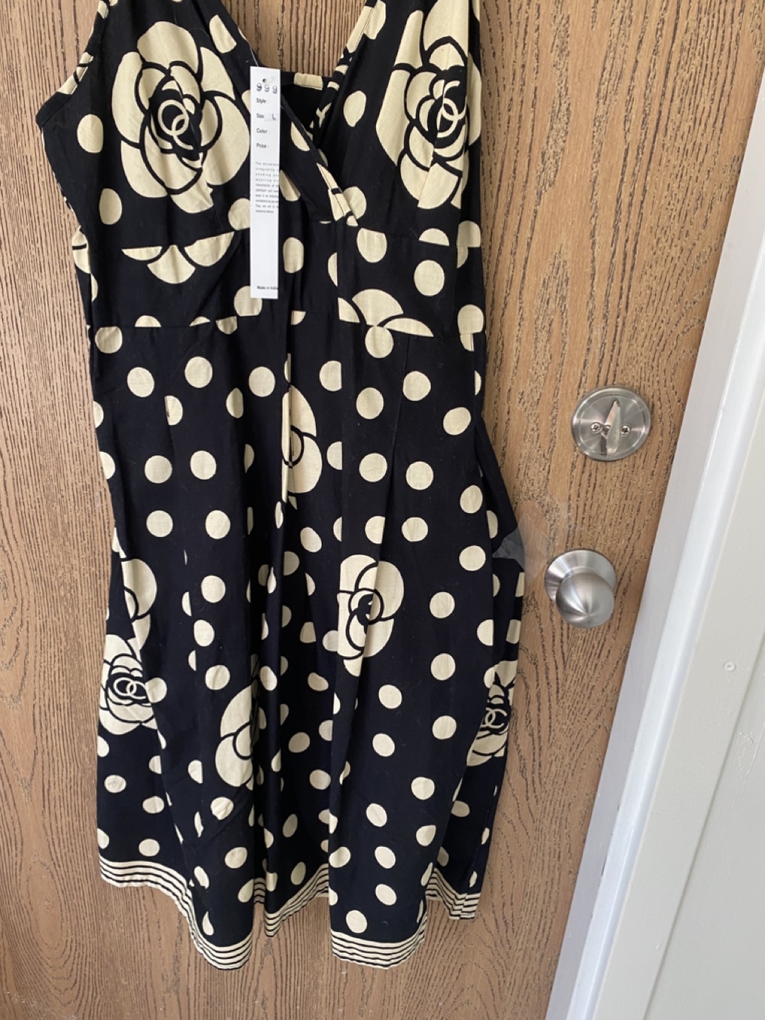 Black white  Summer dress
