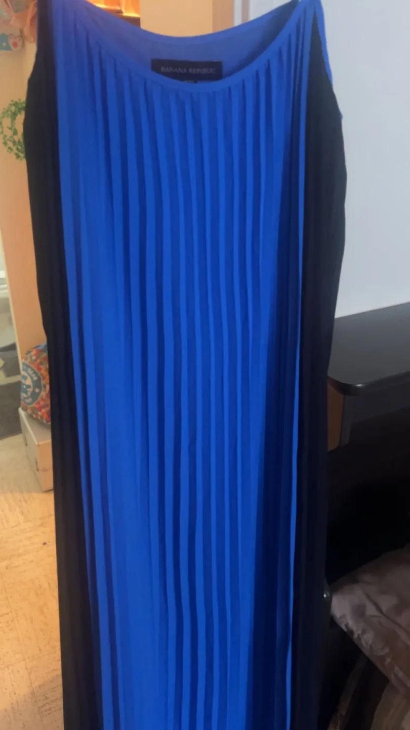 Banana Republic Blue & Black Dress thumbnail