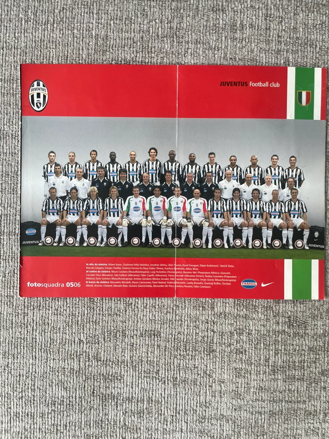 Juventus Football Club Poster 2005 thumbnail