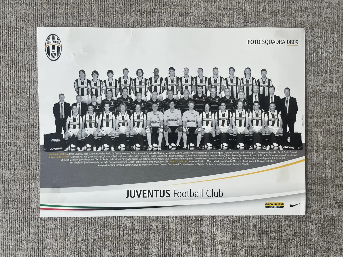 Juventus Football Club Team Photo 2008 image indicator(2)