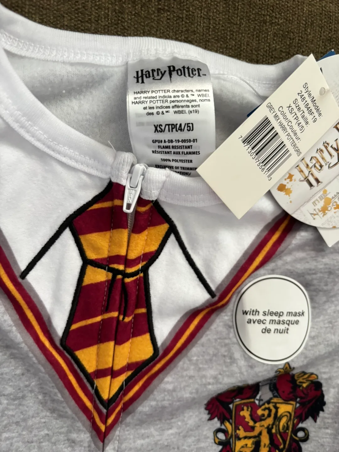 Harry Potter Onesie with Mask - Size XS (4/5) image indicator(3)