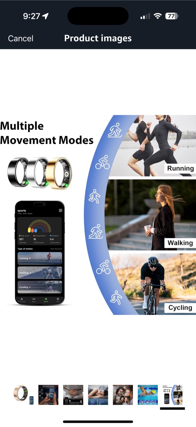 Smart Ring - Health & Fitness Tracker - photo 2