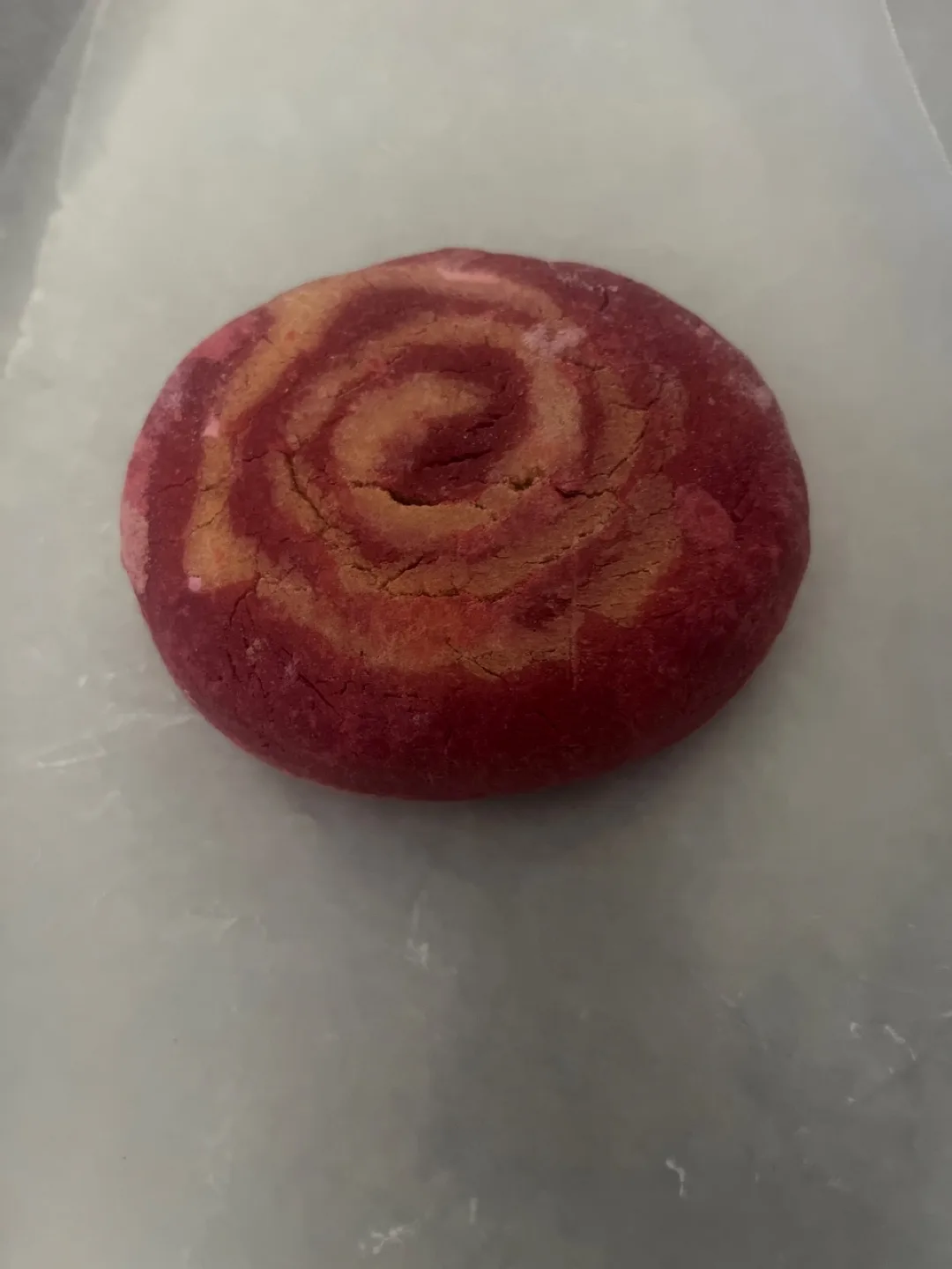 Swirl raspberry bubble soap bar Lush thumbnail