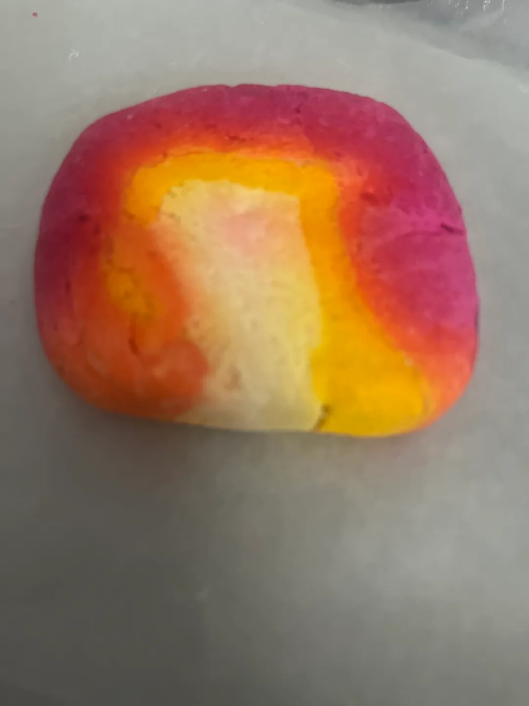 Rainbow bubble soap bar Lush thumbnail