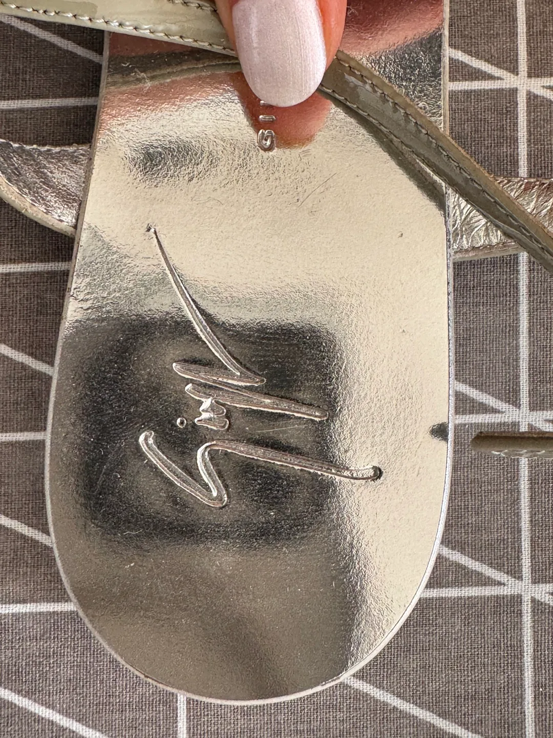 Giuseppe Zanotti Silver Sandals - Size 37 image indicator(3)