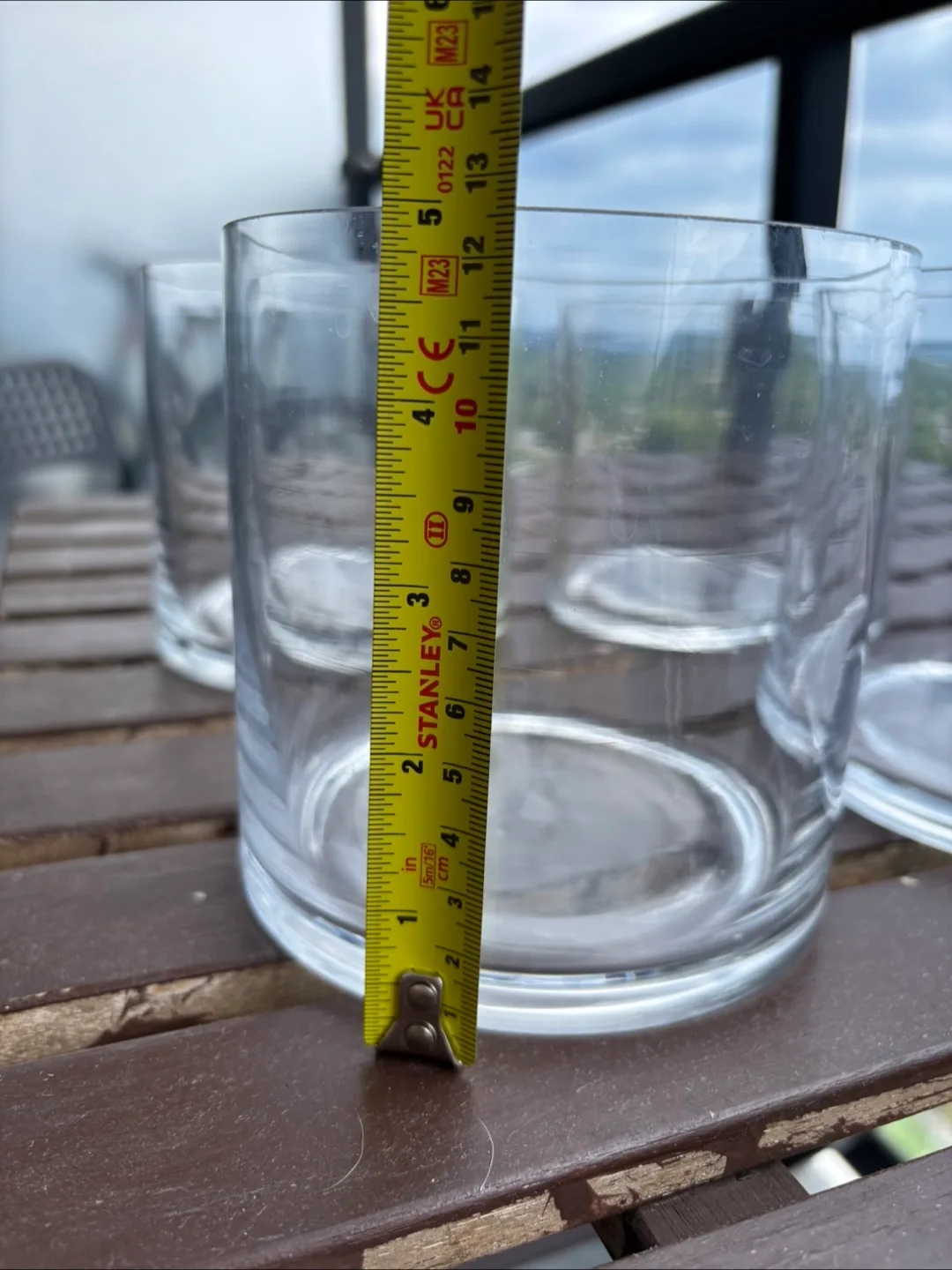 Set of 4 Clear Glass Vases image indicator(4)