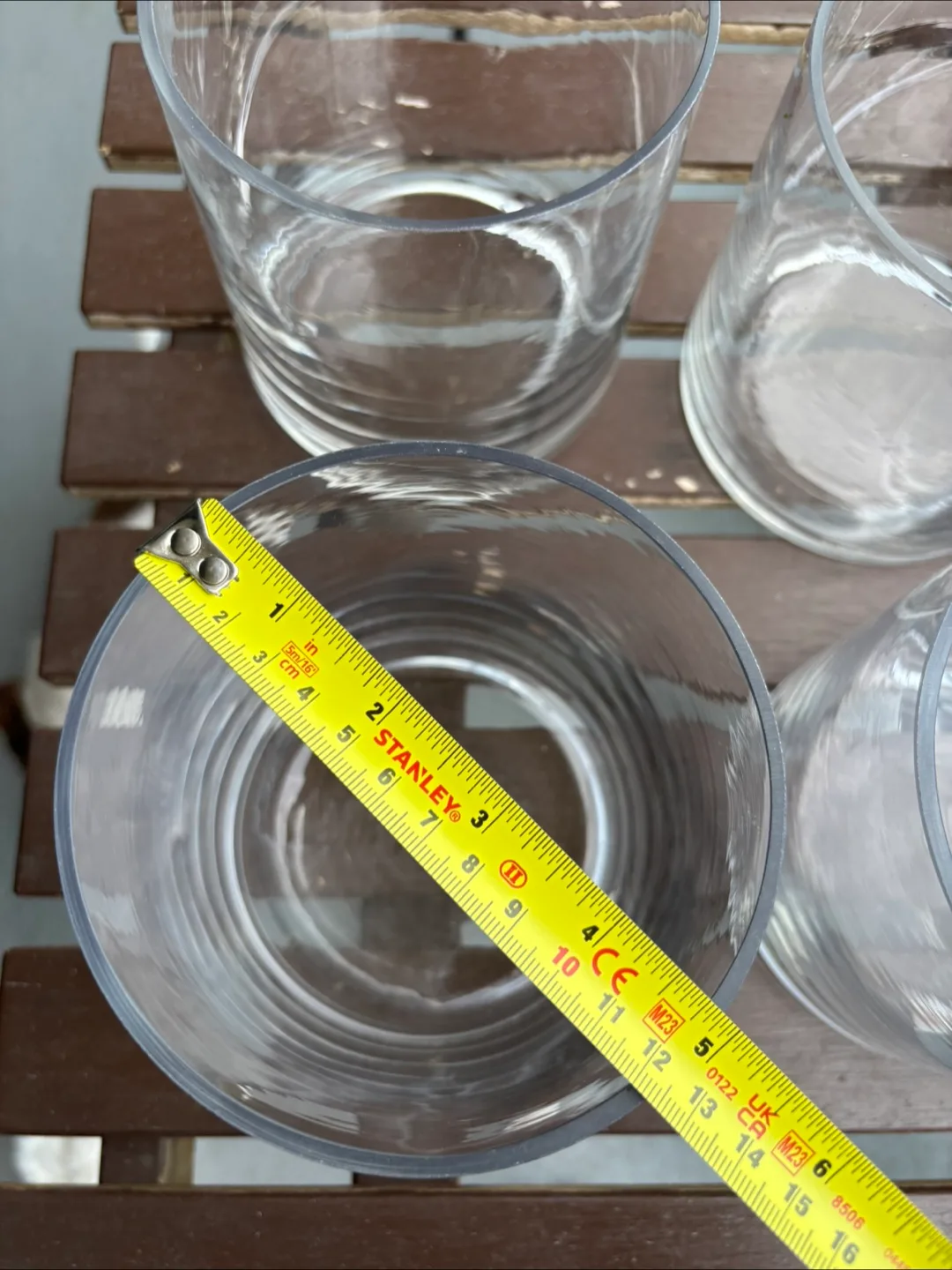 Set of 4 Clear Glass Vases image indicator(5)