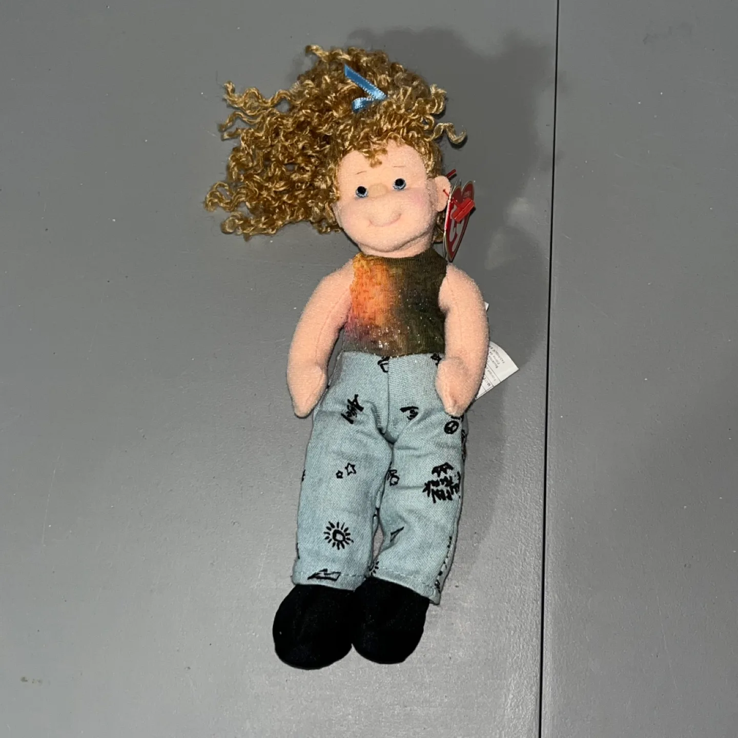 Ty Teenie Beanie Dolls Boppers Paula Plappertasche 2002 NWT thumbnail