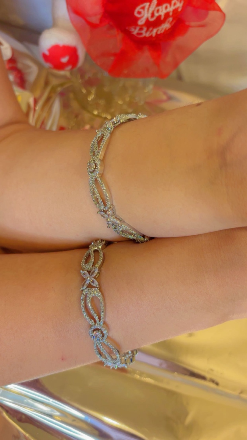 Silver bangles