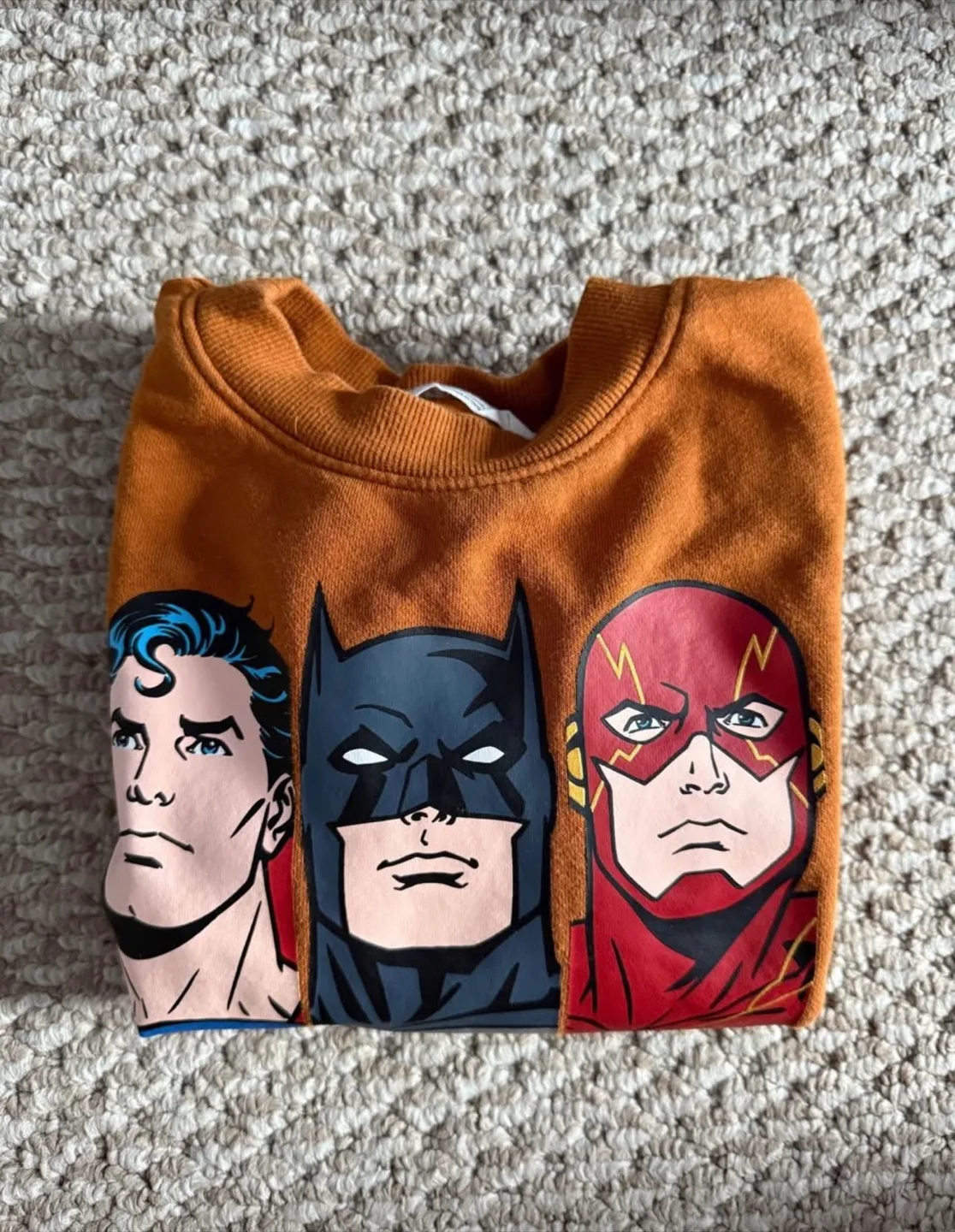 H&M Boys Justice League Sweater Size 5/6T thumbnail