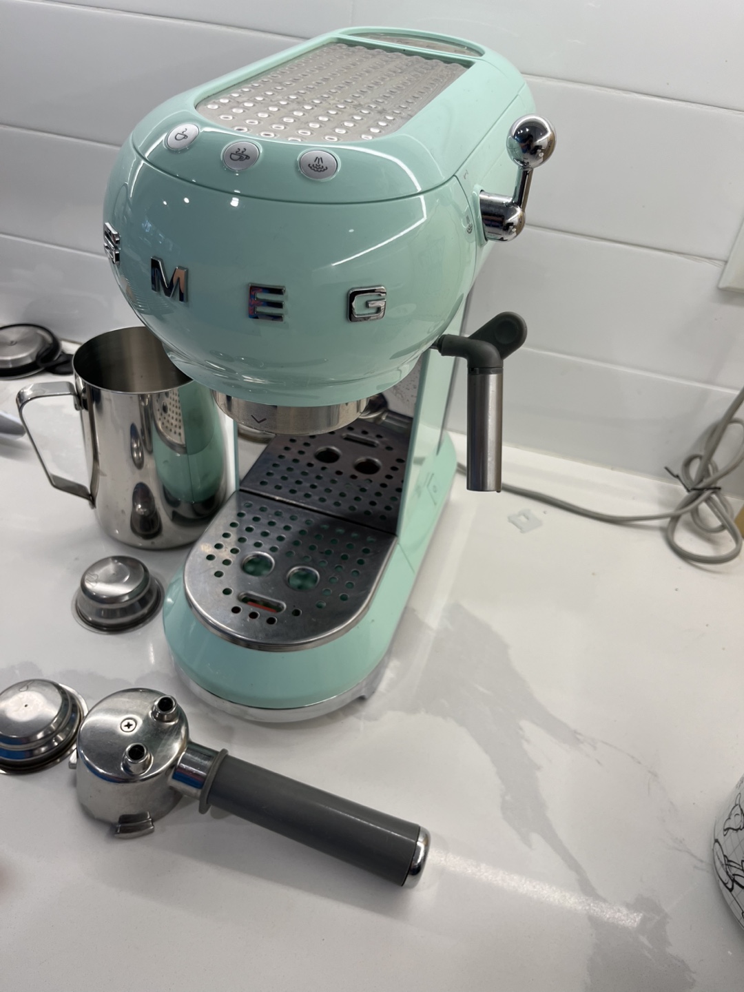 Smeg Espresso Machine - Mint Green - photo 5