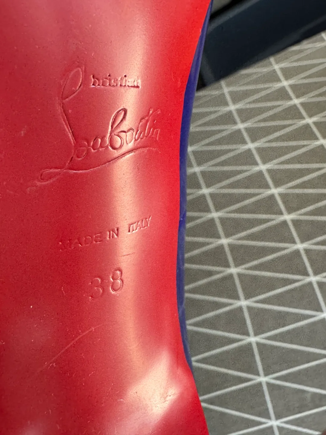 Christian Louboutin Blue Heels - Size 38 image indicator(3)